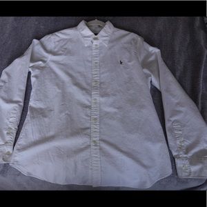 Ralph Lauren White Button Down Shirt MCH